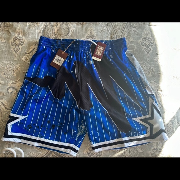 Mitchell & Ness Other - Mitchell & Ness Blue NBA Orlando Magic 1994-95 Hyper Hoops Swingman Shorts 2XL